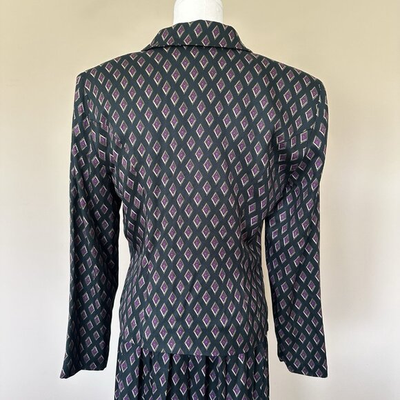 Vintage 1980s Skirt Top Women 6 Professional Modest Office Career Wear Church - Picture 5 of 10